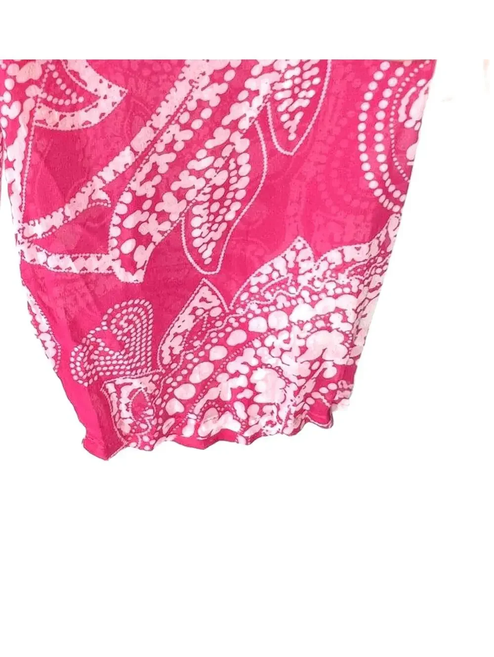 Vintage DAMART Sheer Beach Coverup | Resort| Coastal| Boho Summer Tunic | Large